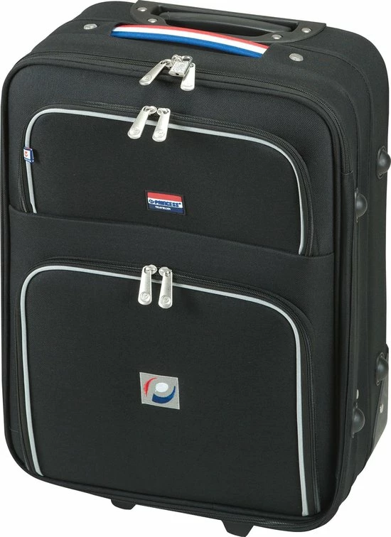 Gloednieuw ๐ Princess Traveller Barcelona - ๐ Handbagagekoffer - Zwart Met Dutch Design - S - 55cm ๐ 3 Gloednieuw ๐ Princess Traveller Barcelona - ๐ Handbagagekoffer - Zwart Met Dutch Design - S - 55cm ๐