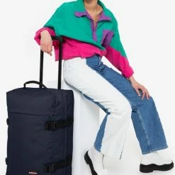 Hete verkoop 😍 Eastpak - Tranverz M - Reiskoffer - 78 Liter - Ultra Marine 💯 -Reisbagage-Reisaccessoires Winkel 550x762 2