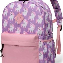 Hete verkoop 🔥 Stan Stanson Schooltas - Rugzak Meisje - Unicorn Tas - Eenhoorn - Roze Rugtas - Paarden - Meisjes Speelgoed - Rugtas Kind - Gymtas - Sinterklaas - Schoencadeautjes Sinterklaas 🔥