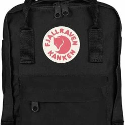 Uitgang 🥰 Fjallraven Fjällräven Kånken Mini Unisex Rugzak - Black 🔥