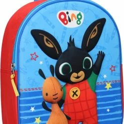 Flash-uitverkoop 😉 Merkloos Bing Rugzak Hello There 25 X 31 Cm Polyester Blauw/rood 👏