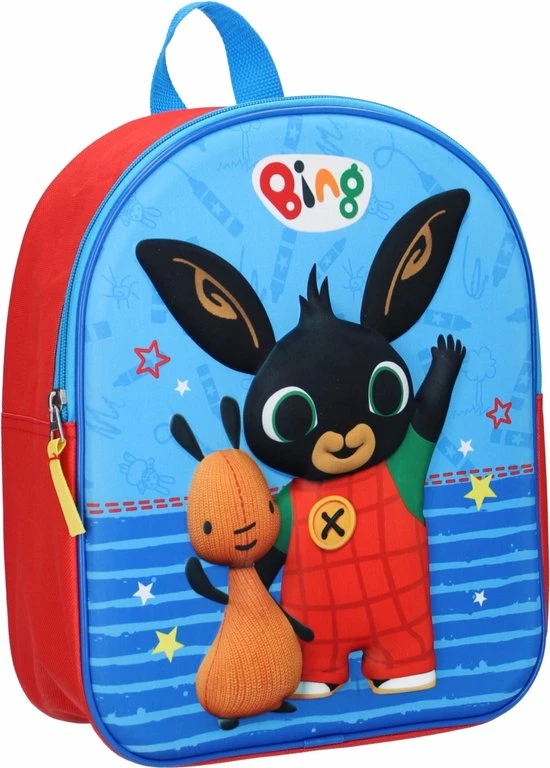 Flash-uitverkoop ๐ Merkloos Bing Rugzak Hello There 25 X 31 Cm Polyester Blauw/rood ๐ 3 Flash-uitverkoop ๐ Merkloos Bing Rugzak Hello There 25 X 31 Cm Polyester Blauw/rood ๐