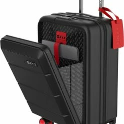 Coupon ✔️ ONYX® 👜 Handbagage Koffer 35 L - Spinner Wielen - Lichtgewicht Trolley - Dubbel TSA Slot - Handig Voorvak - 55 Cm - Zwart 👍