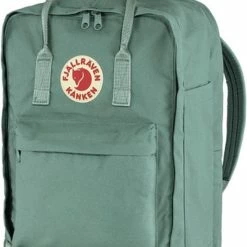 Kopen 😉 Fjallraven Fjällräven Kånken Laptop 17" Unisex Rugzak - Frost Green ⭐ -Reisbagage-Reisaccessoires Winkel 550x771 19