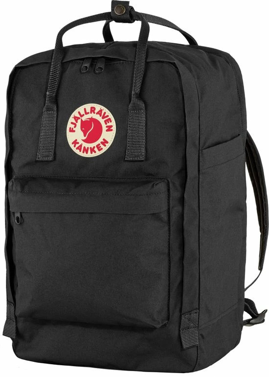 Goedkoopste 🎁 Fjallraven Fjällräven Kånken Laptop 17" Unisex Rugzak - Black 😉 4 Goedkoopste 🎁 Fjallraven Fjällräven Kånken Laptop 17" Unisex Rugzak - Black 😉 - Afbeelding 2