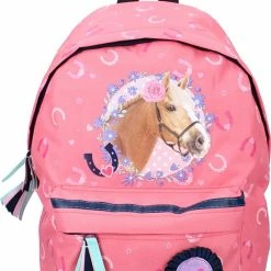 Top 10 ⭐ Milky Kiss My True Friend - Rugzak - Schooltas Meisje - Roze - Paard 🎉