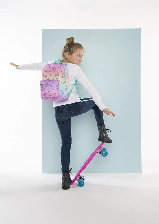 Beste deal ⭐ Milky Kiss Rainbows & Unicorns - Rugzak - Schooltas Meisje - Multi - Unicorn ✨ 7 Beste deal ⭐ Milky Kiss Rainbows & Unicorns - Rugzak - Schooltas Meisje - Multi - Unicorn ✨ - Afbeelding 5