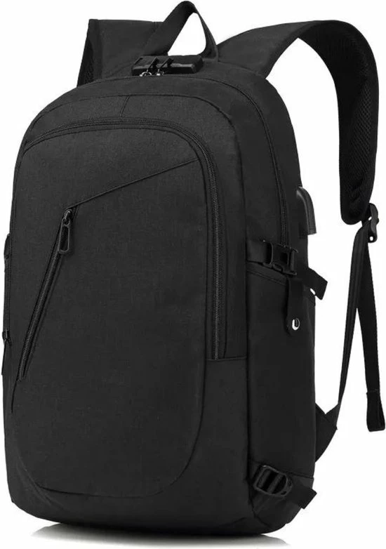 Goedkoop 😍 Merkloos Waterdichte Rugzak Inclusief - 14 T/m 15.6 Inch - Zwart 😀 6 Goedkoop 😍 Merkloos Waterdichte Rugzak Inclusief - 14 T/m 15.6 Inch - Zwart 😀 - Afbeelding 4