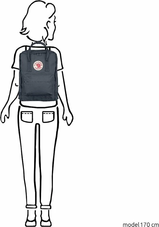 Beste deal 🎁 Fjallraven Fjällräven Kånken Unisex Rugzak - Graphite 🛒 6 Beste deal 🎁 Fjallraven Fjällräven Kånken Unisex Rugzak - Graphite 🛒 - Afbeelding 4