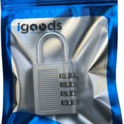 Nieuw ⌛ Igoods 4 Cijferig Kofferslot - Reisslot - Reis Cijferslot - Cijferhangslot - Hangslot - Bagageslot - Luggace Lock - 80 Mm - Zilver 👏 -Reisbagage-Reisaccessoires Winkel 550x794 1