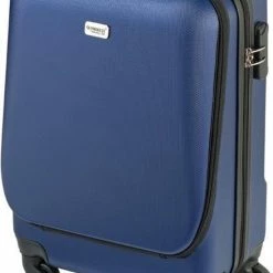 Beste Verkoop 🎁 Princess Traveller Sydney - 👜 Handbagagekoffer - Laptop Vak - Blauw - S - 55cm 😉