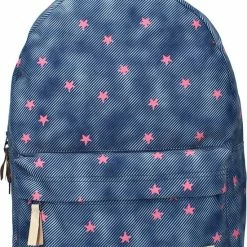 Goedkoopste 🔔 Milky Kiss Rise And Shine - Rugzak - Schooltas Meisje - Blauw - Sterretjes 🌟