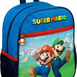 Goedkoop ⌛ Rugtas Super Mario - Rugzak 30x23x10cm 🛒