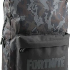 Goedkoopste 🌟 Fortnite Kinder Rugzak - 18 Liter - Zwart - Schooltas - Kinder Rugtas - Gaming - Fortnite Tas Legerprint 👍