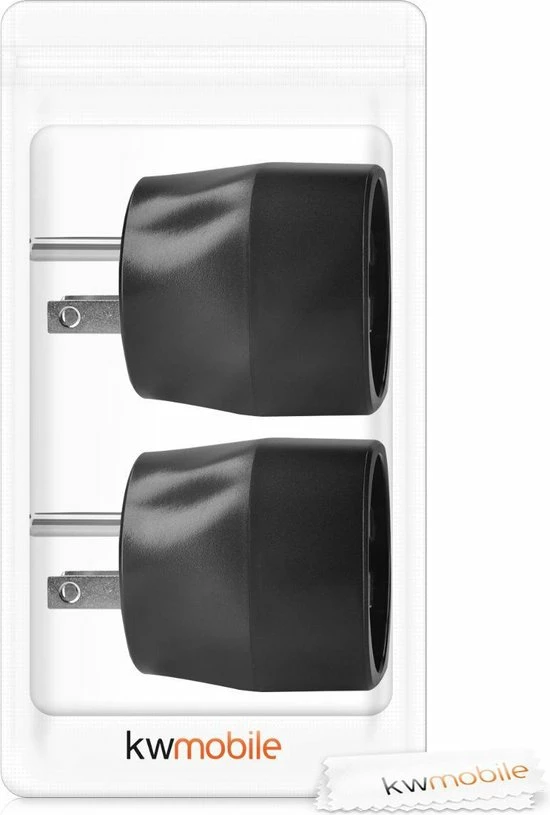 Top 10 ๐งจ Kwmobile 2x Reisstekker Type A - Ideaal Voor Reizen In Amerika, Canada, Japan En Saoedi Arabië - Voor Stekkers Met Type C (Eurostekker) En F (Schuko) โ 5 Top 10 ๐งจ Kwmobile 2x Reisstekker Type A - Ideaal Voor Reizen In Amerika, Canada, Japan En Saoedi Arabië - Voor Stekkers Met Type C (Eurostekker) En F (Schuko) โ - Afbeelding 3