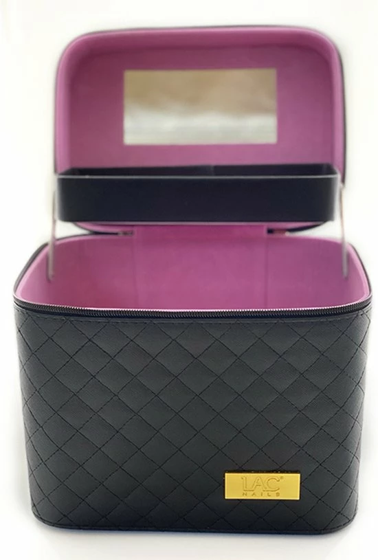 Korting 😍 LAC Nails® Beautycase - Toilettas Zwart Voor Gel Nagellak En Make Up - Ideaal Om Mee Te Nemen ⌛ 4 Korting 😍 LAC Nails® Beautycase - Toilettas Zwart Voor Gel Nagellak En Make Up - Ideaal Om Mee Te Nemen ⌛ - Afbeelding 2