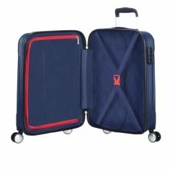 Top 10 ✔️ American Tourister Tracklite Spinner 👜 Handbagage Koffer 55 Cm - Dark Navy 🧨 -Reisbagage-Reisaccessoires Winkel 550x825 8