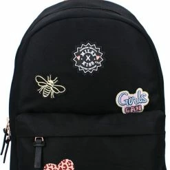 Coupon ✔️ Milky Kiss 👧 Girls Can Rugzak - Schooltas Meisje - Zwart 💯